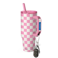 Thicc Buddy 40oz | Pink Checkered